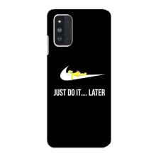 Чехол с логотипом Найк на Samsung Galaxy F52 5G (E526) – Nike just do it