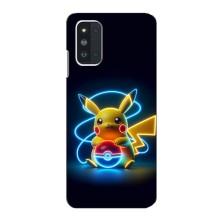 Чехол с Пикачу на Samsung Galaxy F52 5G (E526) (Покемон)