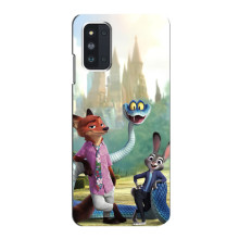 Чохол Зоотрополіс на Samsung Galaxy F52 5G (E526) – Нік Джуді і змія