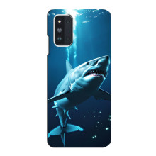 Чехол с картинкой «Хищники» для Samsung Galaxy F52 5G (E526) – Акула