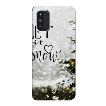 Новогодние, Праздничные Чехлы для Samsung Galaxy F52 5G (E526) - 2024 год (Let it snow)