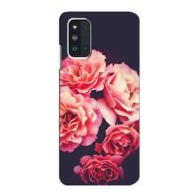 Чехлы с тематикой "ЦВЕТЫ" на Samsung Galaxy F52 5G (E526) (Бутоны)
