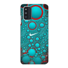 Силиконовый Чехол на Samsung Galaxy F52 5G (E526) с картинкой Nike (Найк зеленый)