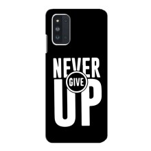 Силиконовый Чехол на Samsung Galaxy F52 5G (E526) с картинкой Nike (Never Give UP)