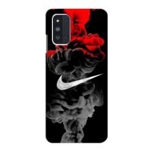 Силиконовый Чехол на Samsung Galaxy F52 5G (E526) с картинкой Nike (Nike дым)