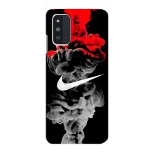 Силиконовый Чехол на Samsung Galaxy F52 5G (E526) с картинкой Nike (Nike дым)