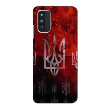 Украинские Чехлы для Samsung Galaxy F52 5G (E526) с картинкой УПА (AlphaPrint) (ГЕРБ УПА)