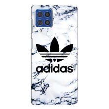 Чехлы Адидас для Samsung Galaxy F62 (AlphaPrint) (Адидас на мраморе)