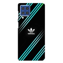 Чехлы Адидас для Samsung Galaxy F62 (AlphaPrint) (Адидас с полосами)