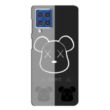 Чехлы для Samsung Galaxy F62 - Bearbrick Louis Vuitton (PREMIUMPrint) (БеарБрик глаза)