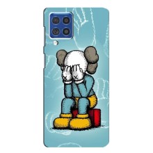 Чехлы для Samsung Galaxy F62 - Bearbrick Louis Vuitton (PREMIUMPrint) (Плач Bearbrick)