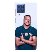 Чехол (TPU) с Футболистом на Samsung Galaxy F62 – Мбаппешичка