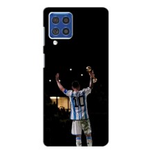 Чехлы Лео Месси Аргентина для Samsung Galaxy F62 (Лео Чемпион)