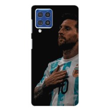 Чехлы Лео Месси Аргентина для Samsung Galaxy F62 (Месси Капитан)