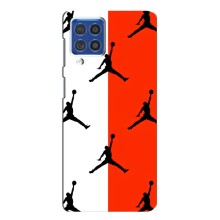 Чехлы для Samsung Galaxy F62 - с картинкой JORDAN (AlphaPrint) (Лого Джордан)