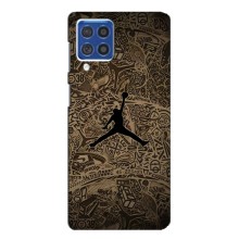 Чехлы для Samsung Galaxy F62 - с картинкой JORDAN (AlphaPrint) (Logo Jordan)
