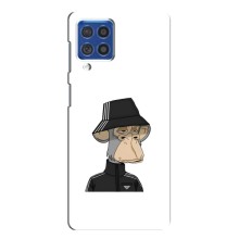 Чехлы с Обезьянами NFT для Samsung Galaxy F62 (AlphaPrint) (обезьяна NFT Adidas)