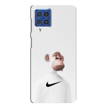Чехлы с Обезьянами NFT для Samsung Galaxy F62 (AlphaPrint) (обезьяна NFT Nike)