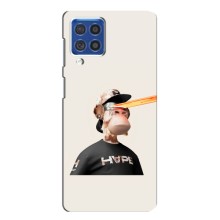 Чехлы с Обезьянами NFT для Samsung Galaxy F62 (AlphaPrint) (обезьяна NFT в очках)