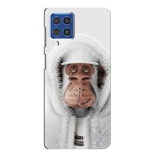 Чехлы с Обезьянами NFT для Samsung Galaxy F62 (AlphaPrint) (обезьяна NFT в тату)