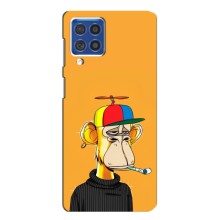 Чехлы с Обезьянами NFT для Samsung Galaxy F62 (AlphaPrint) (Скучающая Обезьяна NFT)