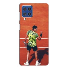 Чехлы с принтом Спортивная тематика для Samsung Galaxy F62 (Алькарас Теннисист)