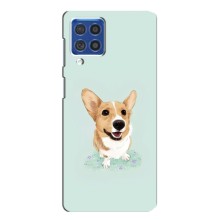 Чехлы с собаками для Samsung Galaxy F62 (VPrint) (Корги)