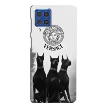 Чехлы VERSACE для Самсунг Ф62 (PREMIUMPrint) (Доберман Версаче)