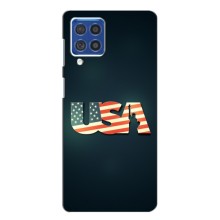 Чехол Флаг USA для Samsung Galaxy F62 (USA)