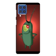 Чехол с картинкой "Одноглазый Планктон" на Samsung Galaxy F62 (Стильный Планктон)