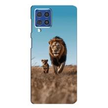 Чехол Король лев на Самсунг Ф62 – Мусафа и Симба