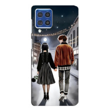 Чехол с дизайном Венздей 2 на Samsung Galaxy F62 – Уэнсдей и Тайлер