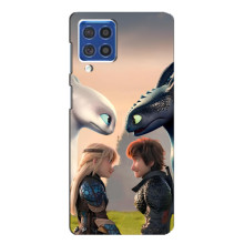 Чехол как приручить дракона на Samsung Galaxy F62 – Гикавка и Астрид