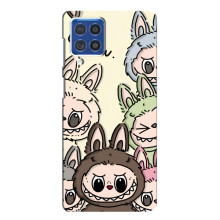 Чехол с Лабубу на Samsung Galaxy F62 – Коллаж Лабубу