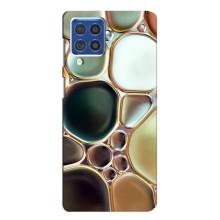 Мраморный чехол на Samsung Galaxy F62 (VPrint) (Радужный Мрамор)