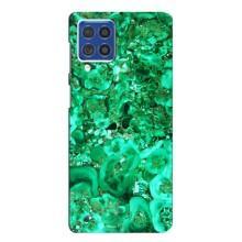 Мраморный чехол на Samsung Galaxy F62 (VPrint) (Салатный Мрамор)