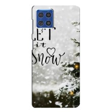 Новогодние, Праздничные Чехлы для Samsung Galaxy F62 - 2024 год (Let it snow)