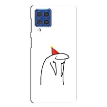 Прикольные Чехлы с принтом "интернет мэмы" для Samsung Galaxy F62 – Радостная мордочка