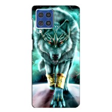 Защитные чехлы для Самсунг Ф62 (AlphaPrint) (ХИТ продаж) ВОЛК (Яркий волк)
