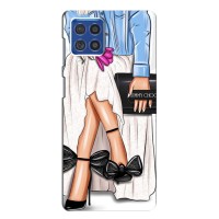 Силиконовый Чехол на Samsung Galaxy F62 с картинкой Стильных Девушек (Мода)