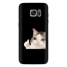 Бампер с принтом Мемы для Samsung Galaxy S7 Еdge / G935 – Кот в слезах