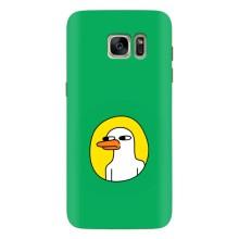 Бампер с принтом Мемы для Samsung Galaxy S7 Еdge / G935 – Мем Утка