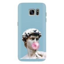 Бампер с принтом Мемы для Samsung Galaxy S7 Еdge / G935 – Статуя Давида