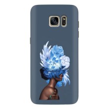 Чехлы (ART) Цветы на Samsung Galaxy S7 Еdge / G935 (VPrint) (Цветы на голове)