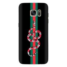 Чехлы Бренд GUCCI для Samsung Galaxy S7 Еdge / G935 – Змей Гуччи