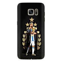 Чехлы для Samsung Galaxy S7 Еdge / G935 (Leo чемпион) (AlphaPrint) (Месси Король)