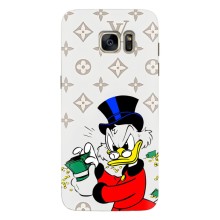 Чехлы для Samsung Galaxy S7 Еdge / G935 - Скрудж МакДак Louis Vuitton (PREMIUMPrint) (Баксы Скрудж)