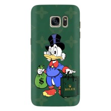 Чехлы для Samsung Galaxy S7 Еdge / G935 - Скрудж МакДак Louis Vuitton (PREMIUMPrint) (Богатая Утка)