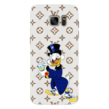 Чехлы для Samsung Galaxy S7 Еdge / G935 - Скрудж МакДак Louis Vuitton (PREMIUMPrint) (Макдак на стиле)