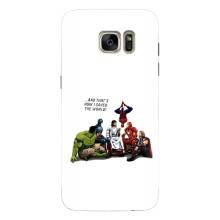 Чохли для Samsung Galaxy S7 Еdge / G935 (Для Християн) – Ісус супергерой